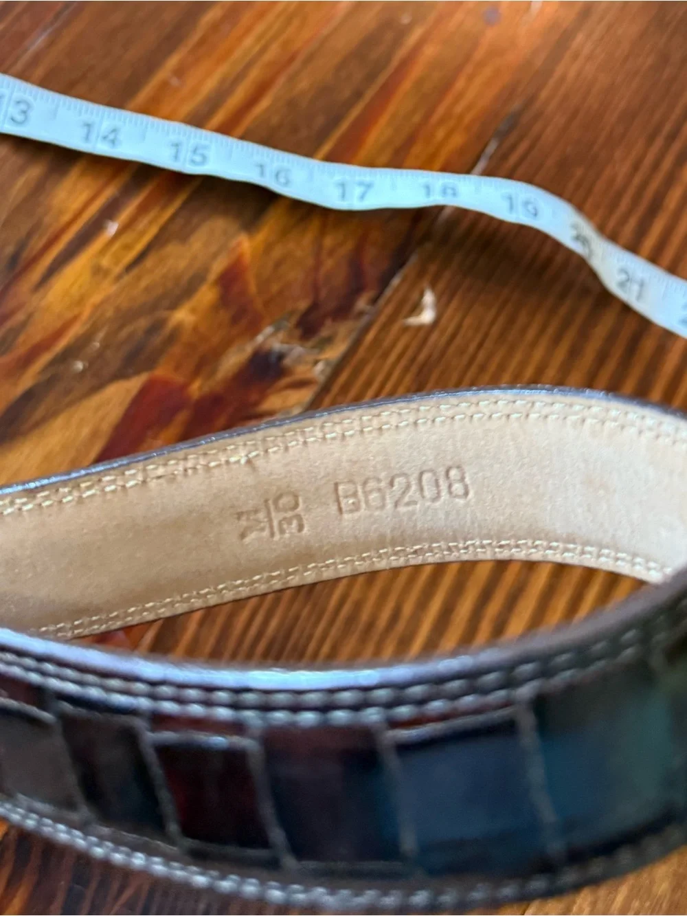 Kids Brown Leather Belt with Silver Buckle